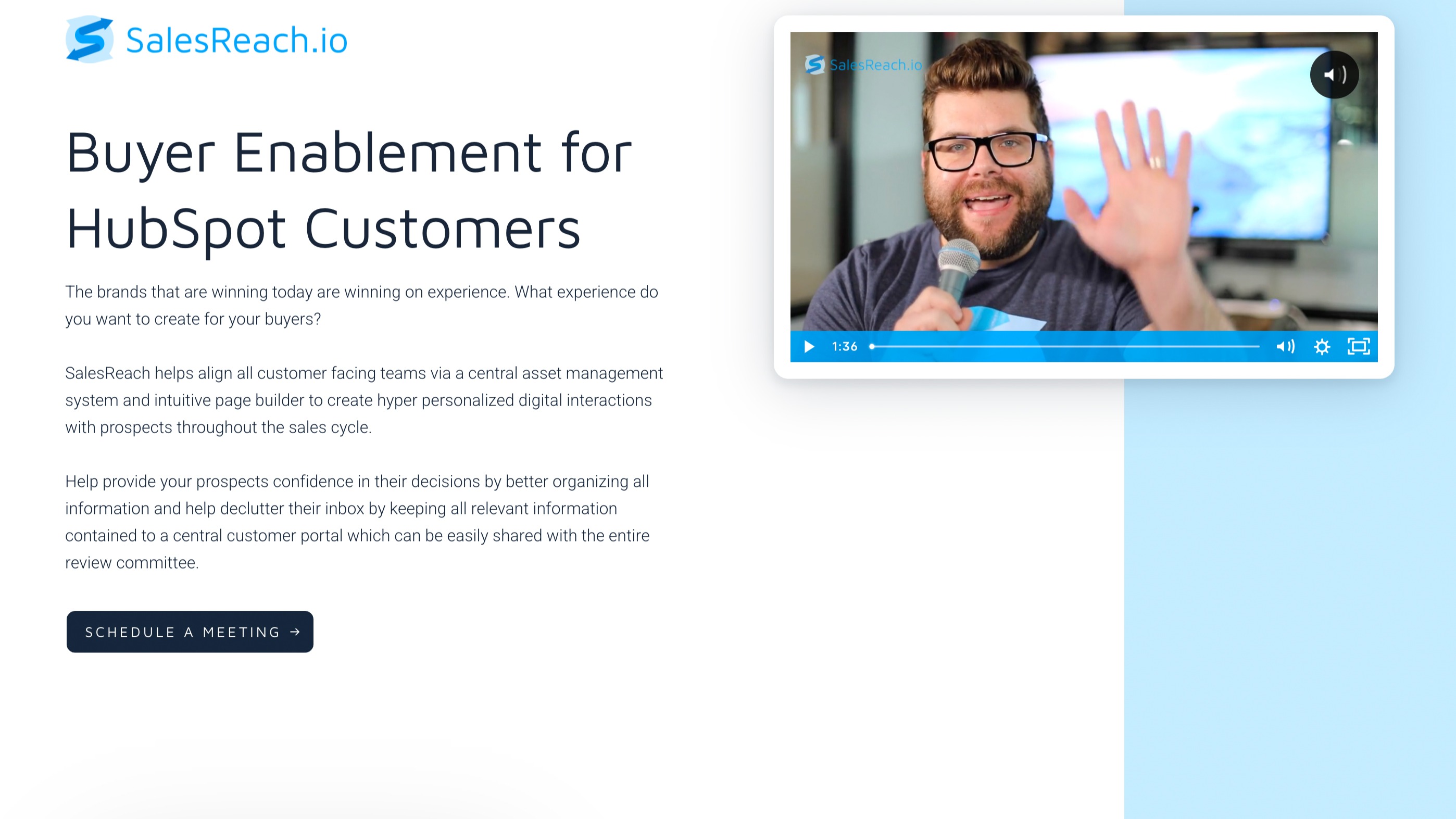 Book meetings right off the page!